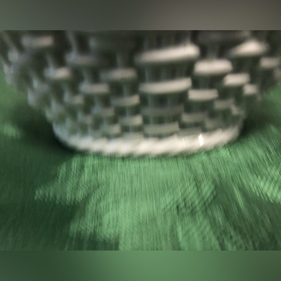 Vintage Anfora Agueda lattice weaved basket. Hand painted. Numbered. Exc Cond - Picture 7 of 8